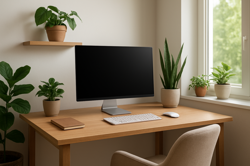 Professional gamer workspace featuring essential electric standing desk with dramatic height adjustment technology and smooth elevation performance for ultimate productivity